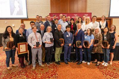group of engineering faculty honored at Dean's Awards for Excellence